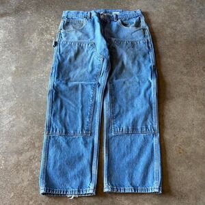 90s double knee studed jeans